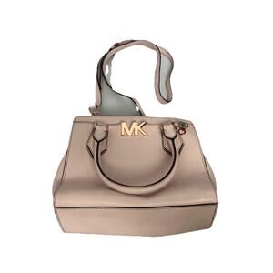 Michael Kors Mott Medium Messenger Satchel Bag In Powder Blush